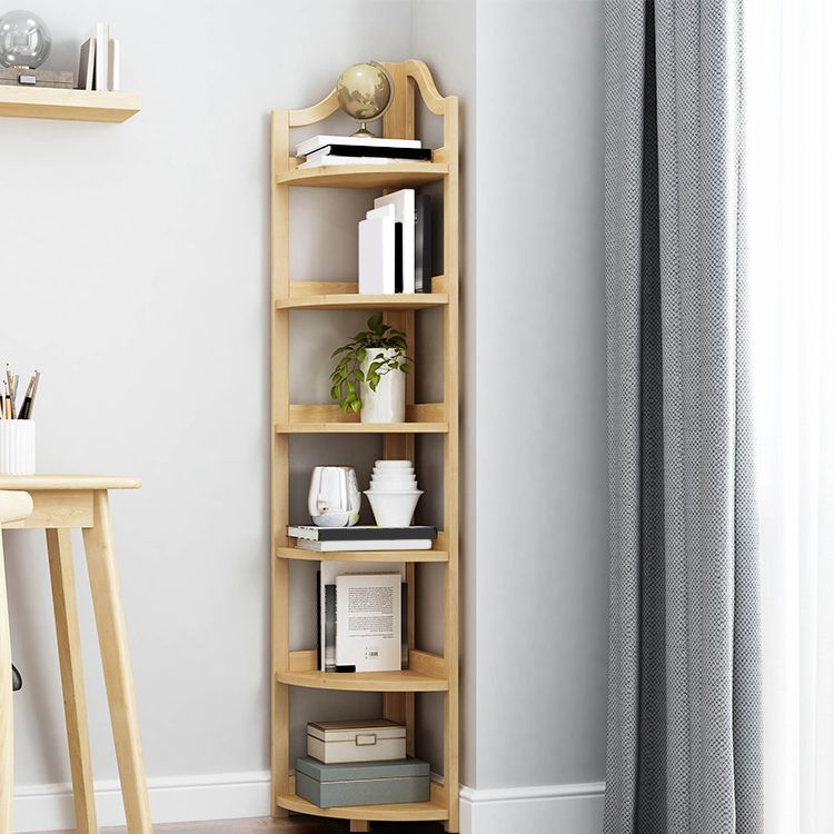 Corner Book Shelf Vertical Modern Shelf Bookcase for Study Room