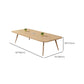 Contemporary Office Desk Solid Wood Writing Desk for Home Office