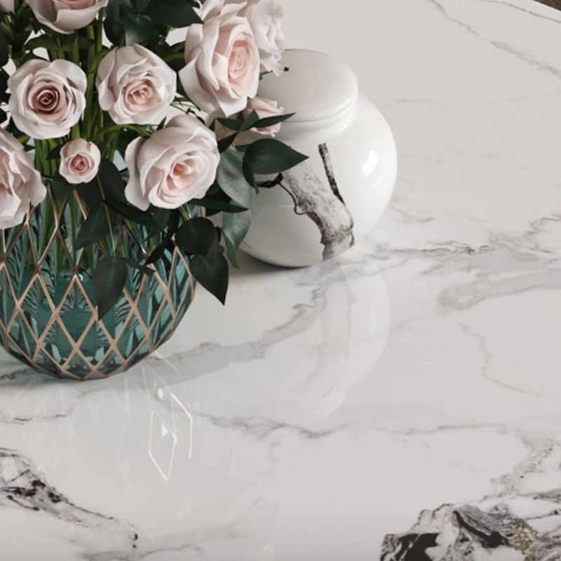 Tavolo da angolo contemporaneo da 19 "HAVOLO ROULD METAL ACCENTO TAVOLO