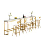 Contemporary Stone Top Bar Counter Rectangle Bar Counter with Trestle Base Clearhalo 'Bar Furniture' 'Bar Tables' 'bar_tables' 'furn' 'furn_bar_tables' 'Furniture' 'furniture_bar_tables' 'Kitchen & Dining Furniture' 1200x1200_645fe123-4468-4b75-a095-f8a190238045