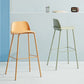 Scandinavian Living Room Low Back Stool Matte Finish Plastic Barstool Clearhalo 'Bar Furniture' 'Bar Stools' 'bar_stools' 'furn' 'furn_bar_stools' 'Furniture' 'furniture_bar_stools' 'Kitchen & Dining Furniture' 1200x1200_645ffed7-a4f2-4079-8737-bc2299f6914d