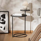 Metal Bedside Gabinet Industrial Style Accent Mesa Nightsand para dormitorio