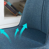 Contemporary Style Metal Dining Chairs Dining Arm Side Chair for Kitchen Clearhalo ' kitchen&dining_furn' 'Dining Chairs' 'Dining Tables & Seating' 'dining_chair' 'furn' 'furn_dining_chair' 'Furniture' 'furniture_dining_chair' 'Kitchen & Dining Furniture' 'kitchen' 1200x1200_6461adf3-ba53-4b21-bf71-b079124976a6