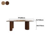 Modern Solid Wood Free from Dining Table Standard Dining Table with 3 Legs Clearhalo ' dining_table' 'Dining Tables & Seating' 'Dining Tables' 'furn' 'furn_dining_table' 'Furniture' 'furniture_dining_table' 'Kitchen & Dining Furniture' 'kitchen&dining_furn' 'kitchen' 'kitchen_dining_table' 1200x1200_64636946-3d96-41f4-bee5-9fc632d97aed