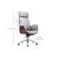 Modern Executive Chair Adjustable Back Height Office Chair with Wheels Clearhalo 'furn' 'furn_office_chair' 'Furniture' 'Office Chairs' 'Office Furniture' 'office_chair' 1200x1200_64654aea-2230-4efe-9b4c-e90c24f21e25