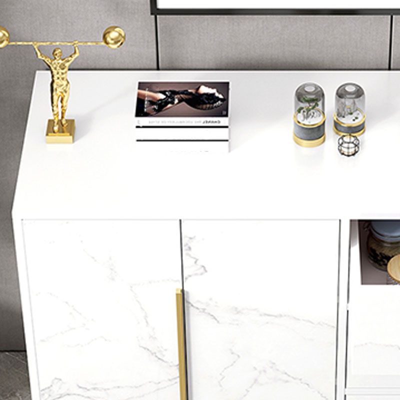 Sideboard in legno ingegnerizzato contemporaneo con porte per sala da pranzo