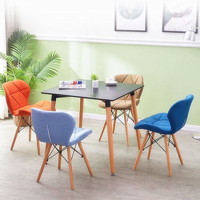 Modern Wood Indoor-Outdoor Room Side Chairs Solid Back Chair Clearhalo ' kitchen&dining_furn' 'Dining Chairs' 'Dining Tables & Seating' 'dining_chair' 'Furniture' 'furniture_dining_chair' 'Kitchen & Dining Furniture' 'kitchen' 1200x1200_6469214b-2421-4e1f-831e-4a318492b748