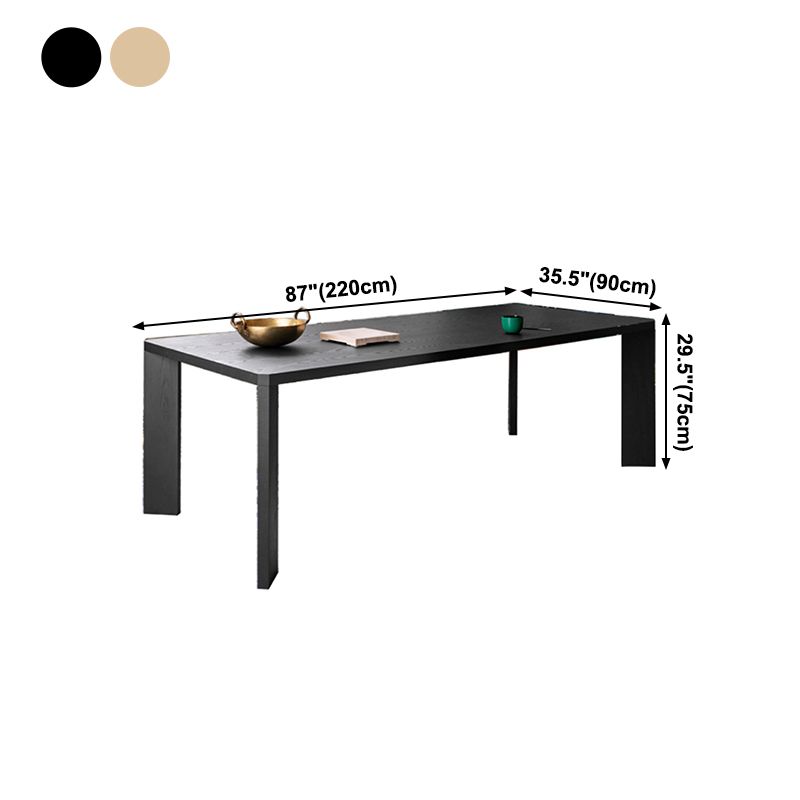 Solid Wood Modern Rectangle Table Wood Top Dining Table with 4 Legs Clearhalo ' dining_table' 'Dining Tables & Seating' 'Dining Tables' 'furn' 'furn_dining_table' 'Furniture' 'furniture_dining_table' 'Kitchen & Dining Furniture' 'kitchen&dining_furn' 'kitchen' 'kitchen_dining_table' 1200x1200_6469760d-44e6-4025-a565-3468a9ccfcca
