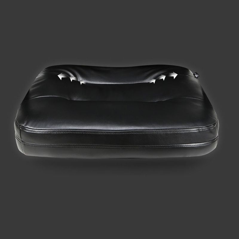 Chaise de direction moderne à bras rembourrés, chaise de direction noire pour bureau
