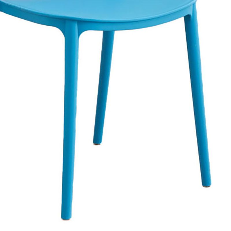 Modern Style Stackable Chair Dining Armless Open Back Chair with Plastic Legs for Kitchen Clearhalo ' kitchen&dining_furn' 'Dining Chairs' 'Dining Tables & Seating' 'dining_chair' 'furn' 'furn_dining_chair' 'Furniture' 'furniture_dining_chair' 'Kitchen & Dining Furniture' 'kitchen' 1200x1200_646b66e3-970b-4672-9a78-8c7ff9e400d2