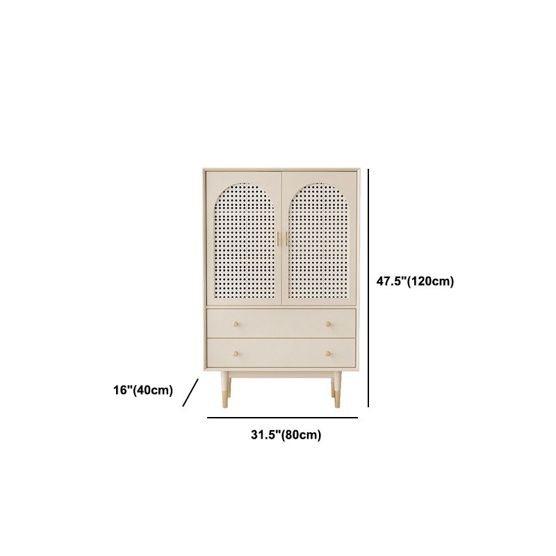 Server in stile glam tavolo da buffet in legno con cassetti e archiviazione