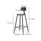 Industrial Style Bar Table Set 1/2/6/11 Pieces Solid Wood Rectangle Table and Stool Set Clearhalo 'Bar Furniture' 'furn' 'furn_home_bar_bar_sets' 'Furniture' 'Home Bars & Bar Sets' 'home_bar_bar_sets' 'Kitchen & Dining Furniture' 1200x1200_6470ca5f-be07-46b1-96f2-1b819e61cb04