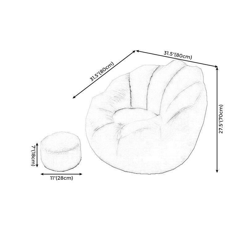 31.49 "l x 31.49" W x 27.55 "Hinen Accent sedia lavabile Papasan sedia