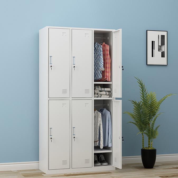 Armoire à charnière à charnière contemporaine Cabinet de garde-robe en acier pour la maison