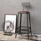 Contemporary Bar Stools Armless Dining Stools with Black Metal Base Clearhalo 'Bar Furniture' 'Bar Stools' 'bar_stools' 'furn' 'furn_bar_stools' 'Furniture' 'Kitchen & Dining Furniture' 1200x1200_647738c1-a966-4933-8d0b-8ecb8be07461