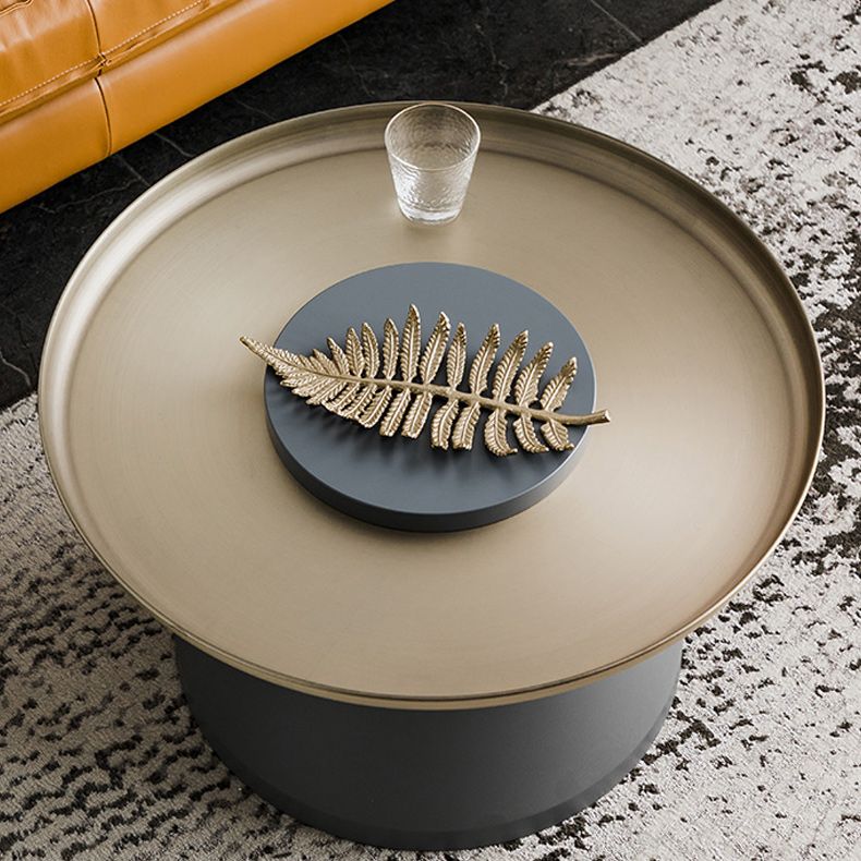 Mesa al final del pedestal de mediados de siglo Mesa lateral redonda para sala de estar