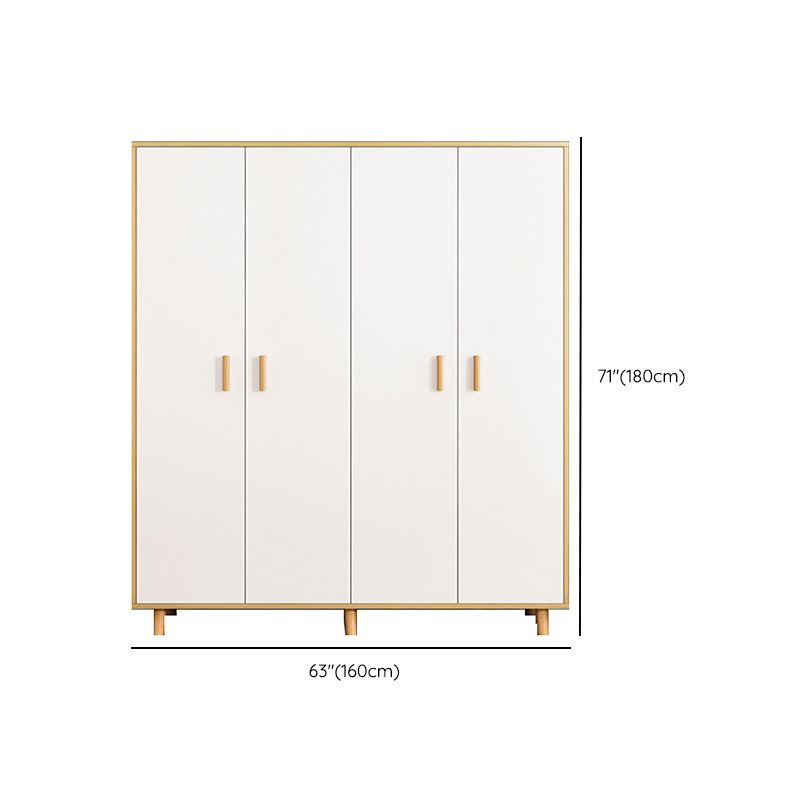 Rectangular Wardrobe Cabinet Modern Simple Wooden Wardrobe Cabinet