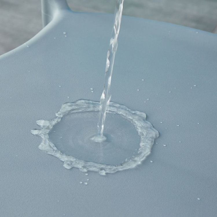 Silla de brazo de estilo moderno plástico silla de acento de comedor de espalda abierta para cocina