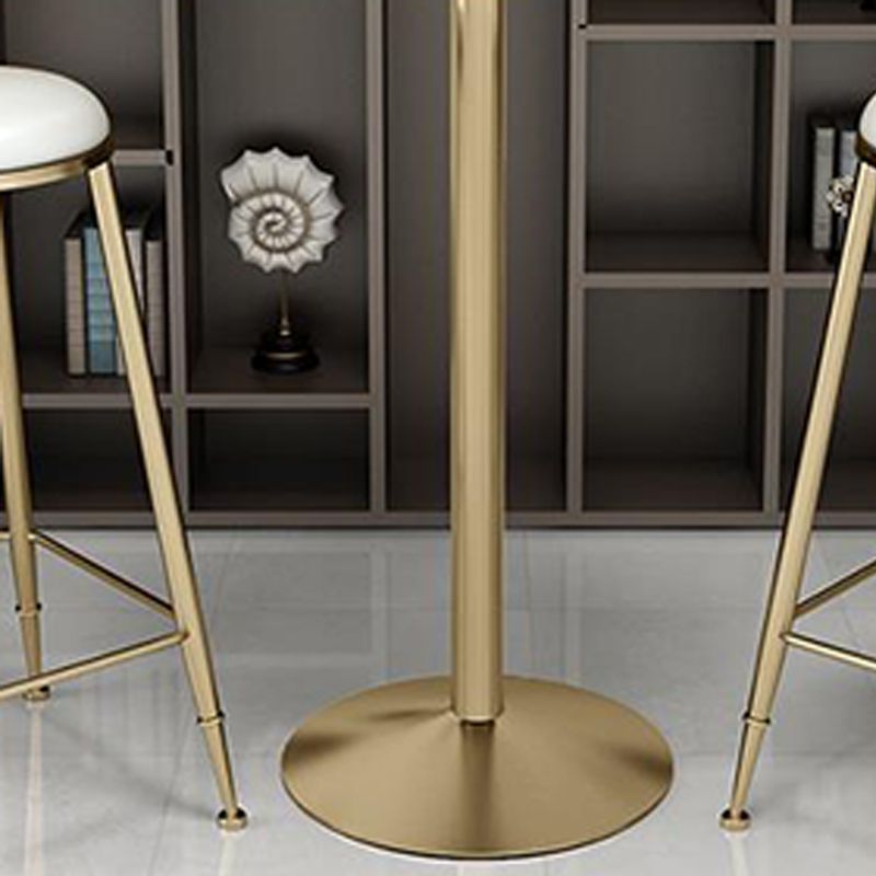 Nordic Glam Style Bar Counter Tisch Metall Bar Counter Tisch für Küche