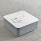 Square Square Block Base Design Slate Plate Table Plate with Drawer Coffee Table Clearhalo 'Coffee & Accent Tables' 'Coffee Tables' 'coffee_tables' 'furn' 'furn_coffee_tables' 'Furniture' 'Living Room Furniture' 1200x1200_648b7823-d183-432d-b7ba-53c25b7e2c1a