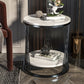 Glam Stone Accent Table Table Table