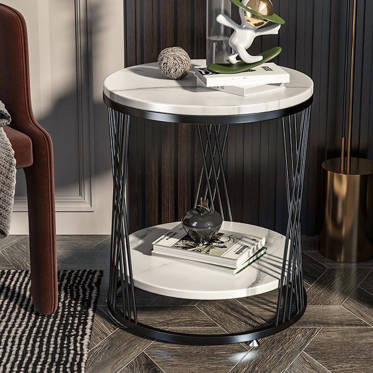 Glam Stone Accent Table Table Table
