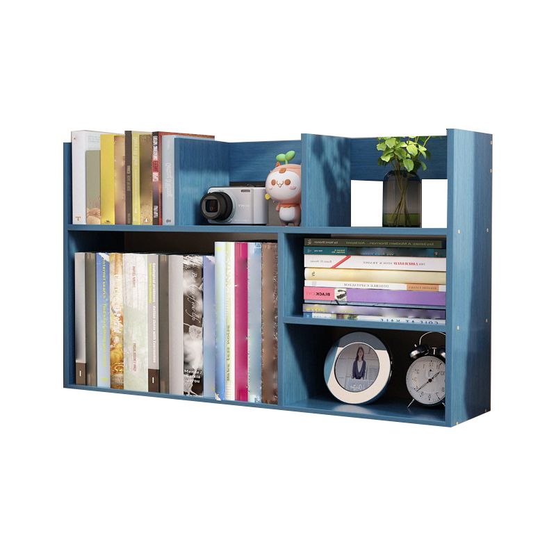 Contemporary Manufactured Wood Geometric Bookshelf Horizontal Open Bookshelf Clearhalo 'Bookcases' 'furn' 'furn_bookcases' 'Furniture' 'furniture_bookcases' 'kitchen' 'kitchen_bookcases' 'Living Room Furniture' 'Office Furniture' 1200x1200_648c2ba5-3e3e-48b6-b8dd-70335da5c71f