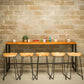 Industrial Solid Wood Bar Table Rectangle Dining Table for Kitchen Living Room Clearhalo 'Bar Furniture' 'Bar Tables' 'bar_tables' 'furn' 'furn_bar_tables' 'Furniture' 'Kitchen & Dining Furniture' 1200x1200_648d2331-b1db-4658-bb7c-961b90193fd8