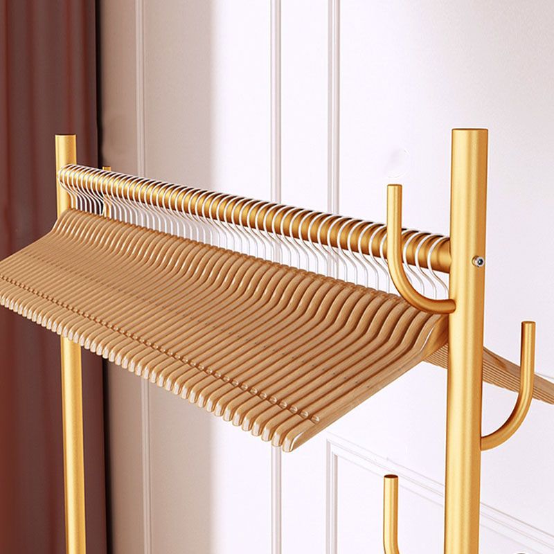 Modern Coat Rack Hanging Rail Storage Shelving and Hooks Coat Hanger Clearhalo 'Entry & Mudroom Furniture' 'furn' 'furn_hall_tree_coat_racks' 'Furniture' 'Hall Trees & Coat Racks' 'hall_tree_coat_racks' 1200x1200_648ed8ed-1273-49b6-95a1-8177d02a0985