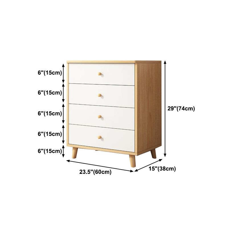 Server da pranzo bianco in legno ingegnerizzato in stile moderno per cucina