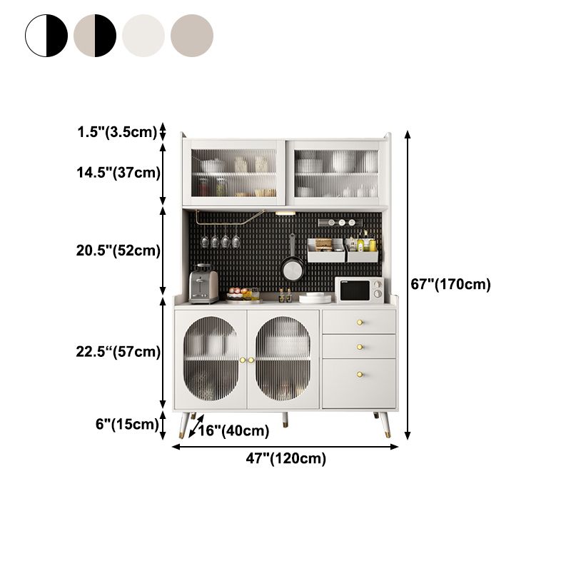 Squala sideboard in pietra Scaffali regolabili in cucina Sala da pranzo Sideboard