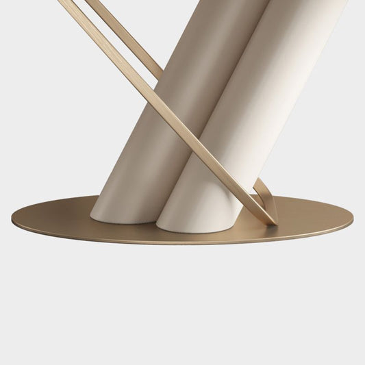 Modern Sintered Stone White Dining Set with Rectangle Table and Metal Base Home Use Dining Set Clearhalo 'Dining Room Sets' 'Dining Tables & Seating' 'dining_room_set' 'furn' 'furn_dining_room_set' 'Furniture' 'furniture_dining_room_set' 'Kitchen & Dining Furniture' 'kitchen&dining_furn' 'kitchen' 1200x1200_649218d0-cdd5-4808-94f9-0a772c42dad6