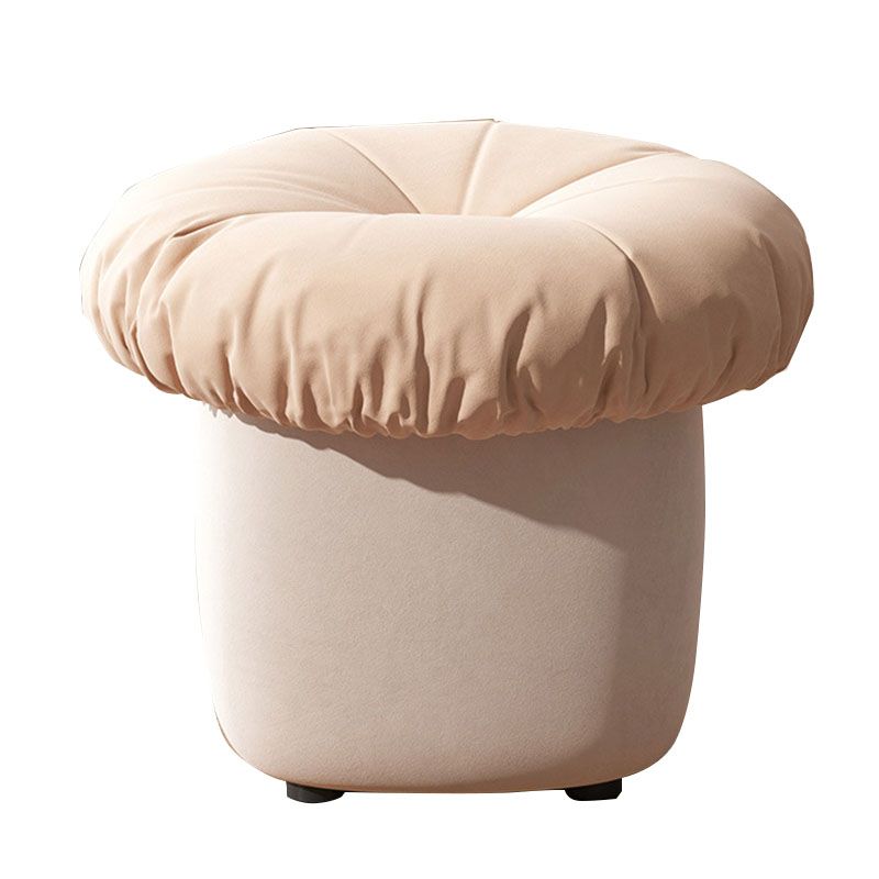 Contemporary Pouf Ottoman Cotton Upholstered Tufted Mushroom Shape Ottoman Clearhalo 'furn' 'furn_ottomans_poufs' 'Furniture' 'Living Room Furniture' 'Ottomans & Poufs' 'ottomans_poufs' 1200x1200_6492e25c-e605-489f-83e8-e5c160546107