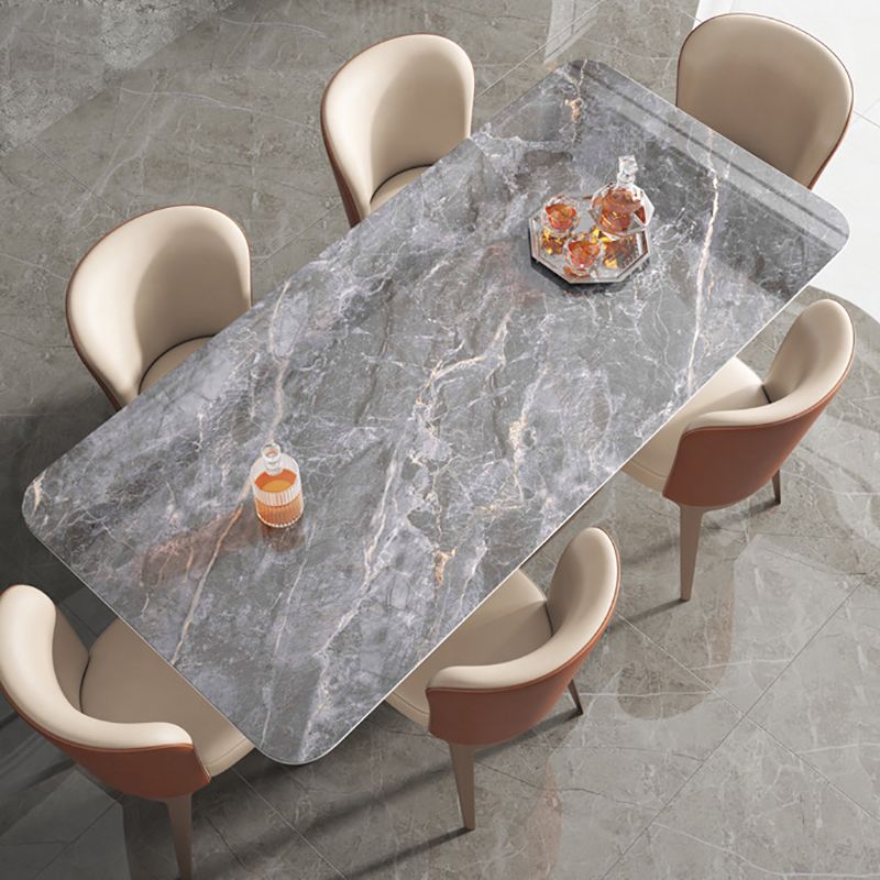 Stone Top Dining Table White Traditional Luxury Table with Pedestal Base Clearhalo 'Dining Tables & Seating' 'Dining Tables' 'dining_table' 'furn' 'furn_dining_table' 'Furniture' 'furniture_dining_table' 'Kitchen & Dining Furniture' 'kitchen' 'kitchen_dining_table' 1200x1200_6495eadf-d089-48ff-94f2-7e9512fa7426