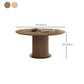 Contemporary Pedestal Dining Table Wood Dinner Table for Home Clearhalo 'Dining Tables & Seating' 'Dining Tables' 'dining_table' 'furn' 'furn_dining_table' 'Furniture' 'Kitchen & Dining Furniture' 1200x1200_649a8af4-427c-4432-8193-a18156003557