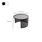 Tropical Round Frame Cocktail Table Glass Top Coffee Cocktail Table Clearhalo 'Coffee & Accent Tables' 'Coffee Tables' 'coffee_tables' 'furn' 'furn_coffee_tables' 'Furniture' 'Living Room Furniture' 1200x1200_649a9cb1-7518-46b2-a1bb-053aabdb2559