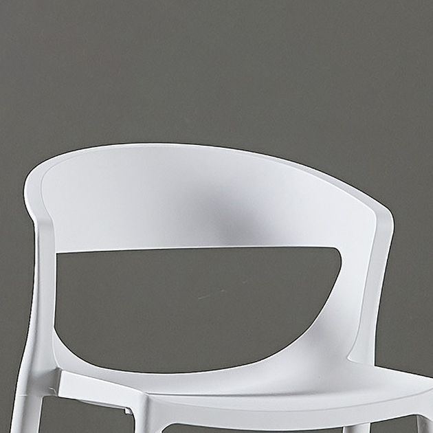 Modern Dining and Accent Chairs Indoor-Outdoor Plastic Open Back Side Chair Clearhalo ' kitchen&dining_furn' 'Dining Chairs' 'Dining Tables & Seating' 'dining_chair' 'Furniture' 'furniture_dining_chair' 'Kitchen & Dining Furniture' 'kitchen' 1200x1200_649c27e8-0f19-4597-85af-f617675c9f10