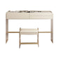 Vanity di trucco largo 15,74 "con 3 cassetti di stoccaggio Brive White Dresser