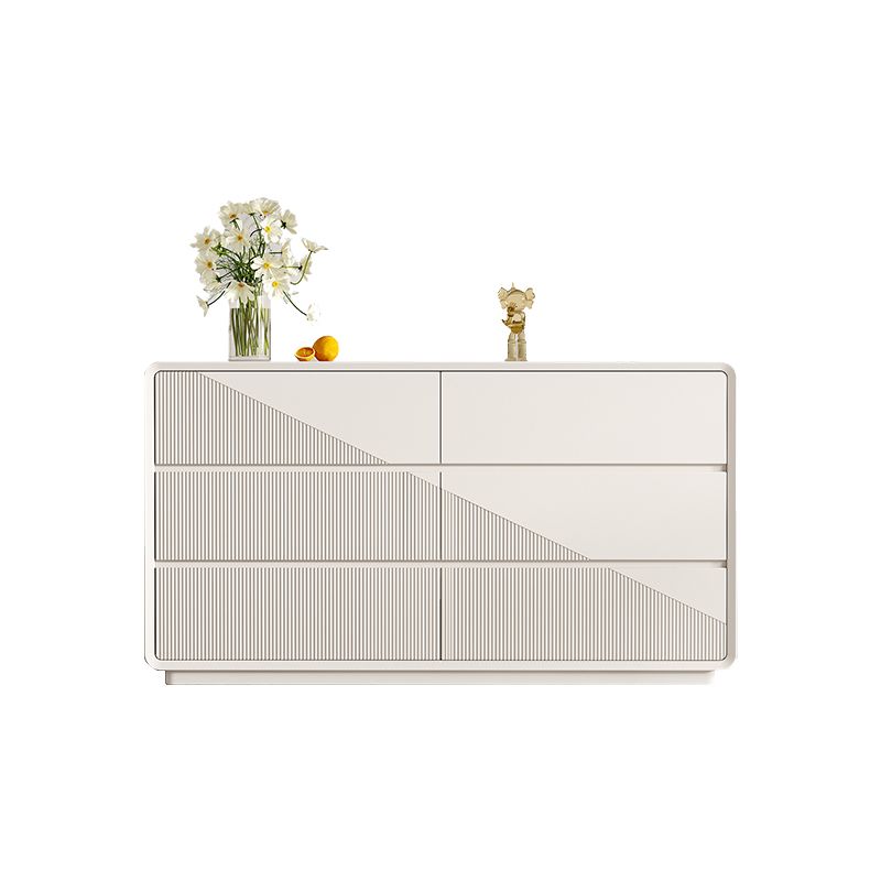 ベッドルーム用に含まれるモダンな木製の白い貯蔵箱の引き出し