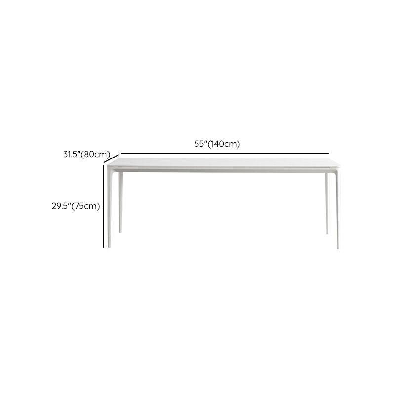 Modern Style 1/2/4/5/6/7 Pieces Dining Chairs Set Rectangle Stone Furniture in White Clearhalo 'Dining Room Sets' 'Dining Tables & Seating' 'dining_room_set' 'furn' 'furn_dining_room_set' 'Furniture' 'Kitchen & Dining Furniture' 1200x1200_649fc251-aaf5-431e-b9e0-1847b0429e7e