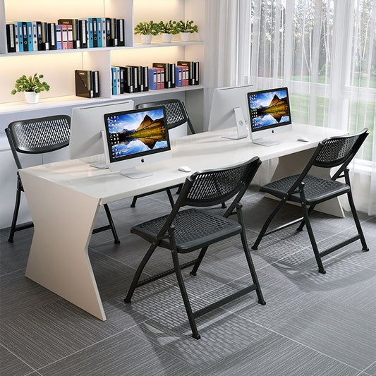 Modern Indoor-Outdoor Chair Home Metal Folding Open Back Dining Side Chair Clearhalo ' kitchen&dining_furn' 'Dining Chairs' 'Dining Tables & Seating' 'dining_chair' 'furn' 'furn_dining_chair' 'Furniture' 'furniture_dining_chair' 'Kitchen & Dining Furniture' 'kitchen' 1200x1200_64a000dd-3158-4790-bb47-c3ff7ac9dad5