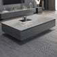 Modern Style Grey/white Slate Top Rectangular Coffee Table with Solid Wood Base Clearhalo 'Coffee & Accent Tables' 'Coffee Tables' 'coffee_tables' 'furn' 'furn_coffee_tables' 'Furniture' 'Living Room Furniture' 1200x1200_64a09918-babe-45e0-8222-1832ee92ae55