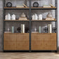 Industrial Style Bookshelf Open Back Solid Wood Bookcase for Home Office Clearhalo 'Bookcases' 'furn' 'furn_bookcases' 'Furniture' 'furniture_bookcases' 'Office Furniture' 1200x1200_64a2d926-2155-47d4-8b5f-bf5199128292