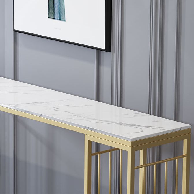 Glam Rectangle White Counter Height Set 1/2/3 Pieces Marble Pub Dining Set Clearhalo 'Bar Furniture' 'furn' 'furn_home_bar_bar_sets' 'Furniture' 'Home Bars & Bar Sets' 'home_bar_bar_sets' 'Kitchen & Dining Furniture' 1200x1200_64a303e8-43c2-4903-a613-78c04fa6baea