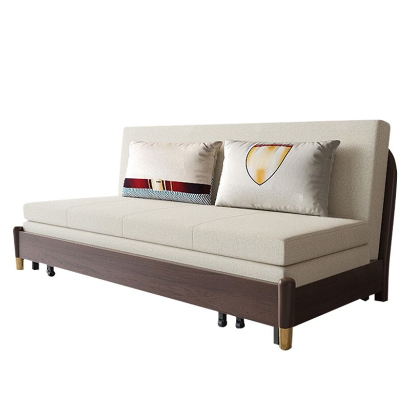 Glam Futon Sleeper Sofa Bed Pillow Back Futon Sleeper Sofa with Storage Clearhalo 'furn' 'furn_futons' 'Furniture' 'Futons & Daybeds' 'Futons' 'Living Room Furniture' 1200x1200_64a3fda5-7e8d-4528-b0d9-7740e41e3331