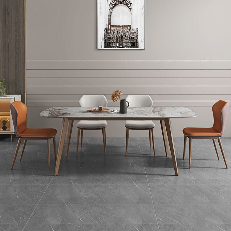 Glam 1/2/5/7 Pieces Dining Set Rectangular Dining Room Table Clearhalo 'Dining Room Sets' 'Dining Tables & Seating' 'dining_room_set' 'furn' 'furn_dining_room_set' 'Furniture' 'furniture_dining_room_set' 'Kitchen & Dining Furniture' 'kitchen&dining_furn' 'kitchen' 1200x1200_64a5802d-8d9a-4526-8ce7-79415bb8a5f8
