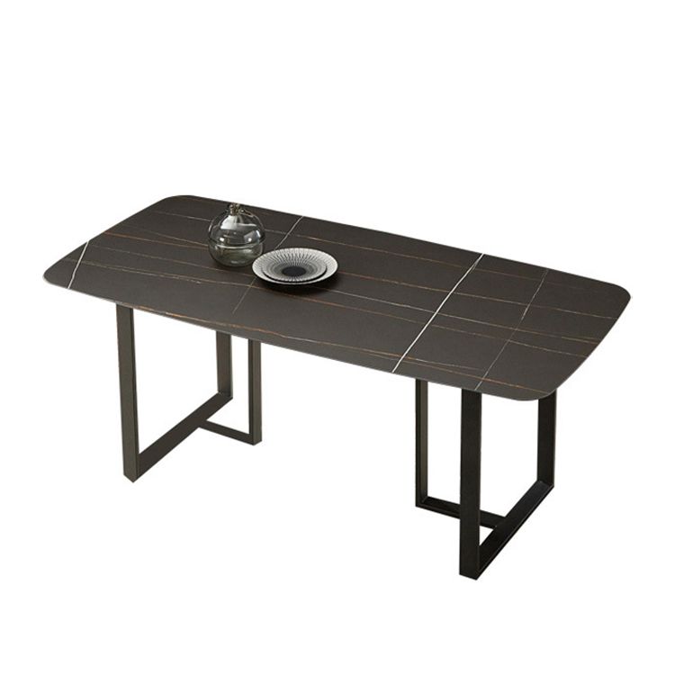 Modern Sintered Stone Dining Table Set Rectangle 1/2/5/7 Pieces Dining Set for Home Use Clearhalo 'Dining Room Sets' 'Dining Tables & Seating' 'dining_room_set' 'furn' 'furn_dining_room_set' 'Furniture' 'furniture_dining_room_set' 'Kitchen & Dining Furniture' 1200x1200_64a69210-052f-4411-896b-5f8ecb0f17d7