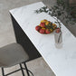 Rectangle Indoor Patio Bar Table Double pedestal White Stone Counter Table Clearhalo 'Bar Furniture' 'Bar Tables' 'bar_tables' 'furn' 'furn_bar_tables' 'Furniture' 'furniture_bar_tables' 'Kitchen & Dining Furniture' 1200x1200_64a72d74-d564-4dd6-82db-b011d4f89de3