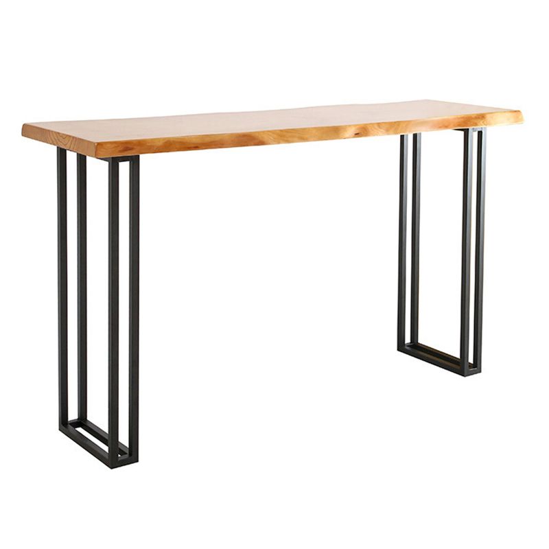 Contemporary Rectangle Bar Counter Table Wooden Dining Table for Kitchen Clearhalo 'Bar Furniture' 'Bar Tables' 'bar_tables' 'furn' 'furn_bar_tables' 'Furniture' 'furniture_bar_tables' 'Kitchen & Dining Furniture' 1200x1200_64a9dcef-c2bc-4089-9e9f-8f967092df0e
