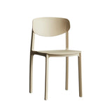 Minimalist Opening Back Dining Side Chair Kitchen Plastic Dining Side Chair Clearhalo ' kitchen&dining_furn' 'Dining Chairs' 'Dining Tables & Seating' 'dining_chair' 'furn' 'furn_dining_chair' 'Furniture' 'furniture_dining_chair' 'Kitchen & Dining Furniture' 'kitchen' 1200x1200_64aac23d-bb05-42c8-8a63-b34eddecc653